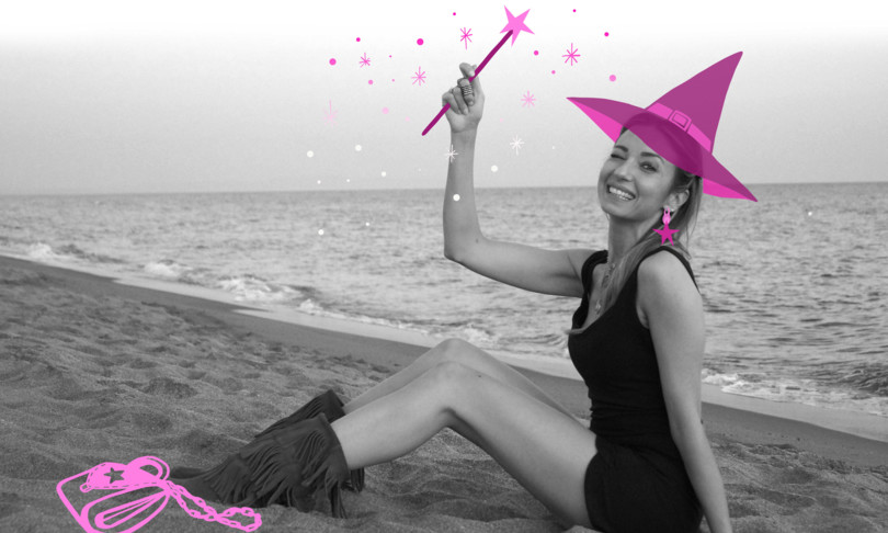 lavinia spagnuolo wizardina influencer brucia abito