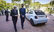 Fca presenta a Mattarella la nuova Fiat 500 elettrica