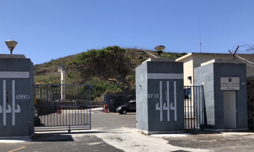 Fasci littori illuminati Pantelleria