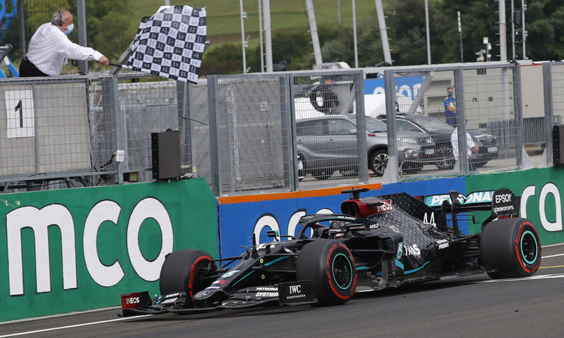 GP Ungheria vince Hamilton Ferrari fuori podio