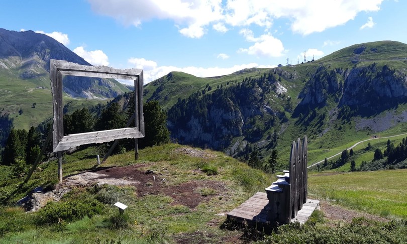 respirart val di fiemme land art installazioni foto