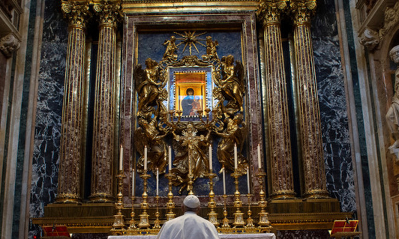 papa francesco santa maria maggiore