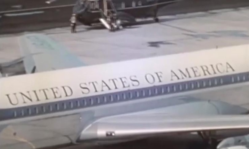 trump air force one drone