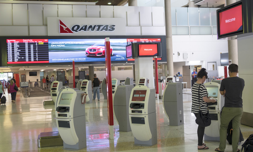 qantas vende volo verso nulla