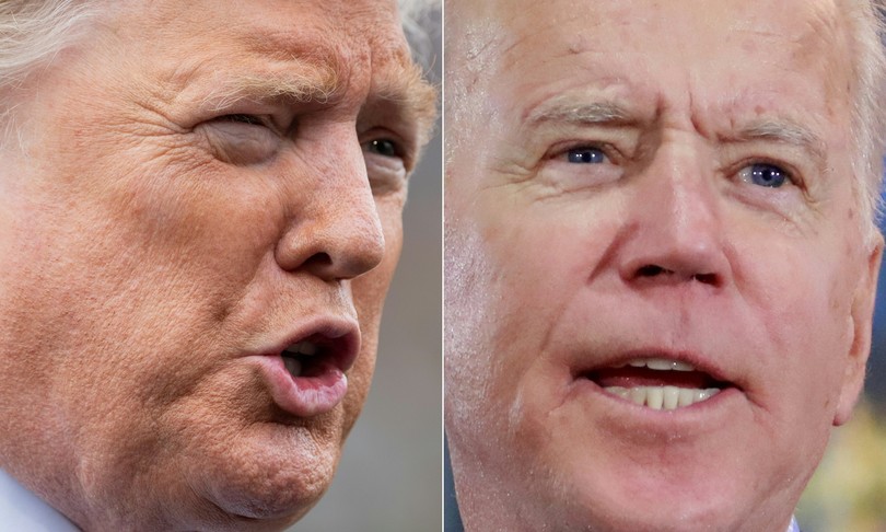 Duello tv Biden Trump bugiardo clown presidente nulla intelligente