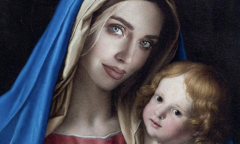 ferragni vestita da madonna cristiani offesi