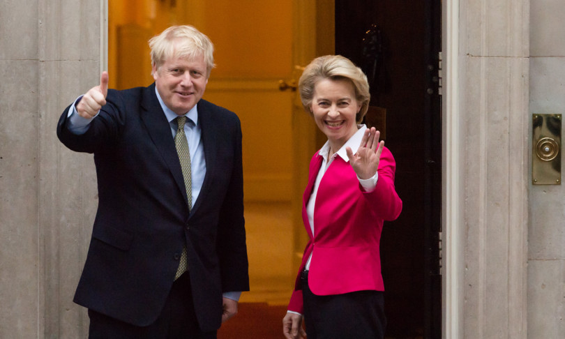 Brexit Johnson entra in negoziati vede von der Leyen