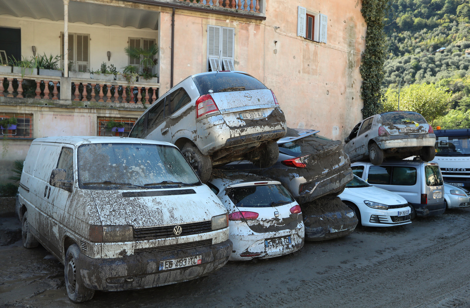 I danni fatti dal maltempo sulle Alpi Marittime francesi