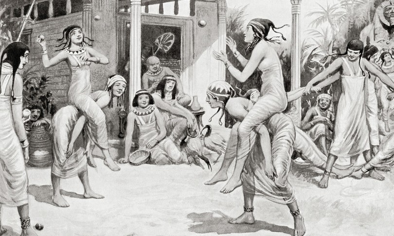 asia cavalieri gioco con palla