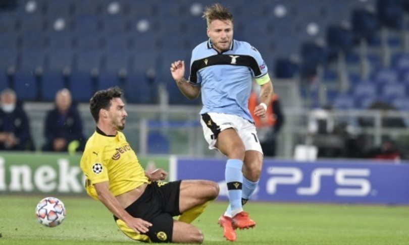 Champions: Lazio domina all'Olimpico, 3-1 a Borussia Dortmund
