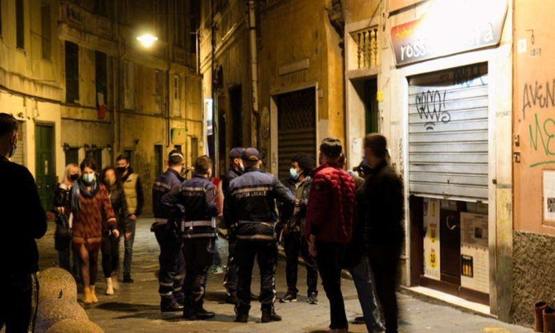 covid coprifuoco movida genova