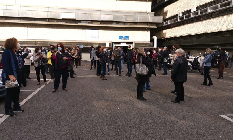 covid flash mob campanelli protesta tribunale roma