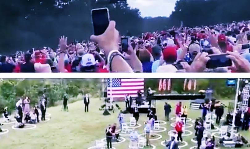 America2020 Sondaggi immagini due mondi una vittoria