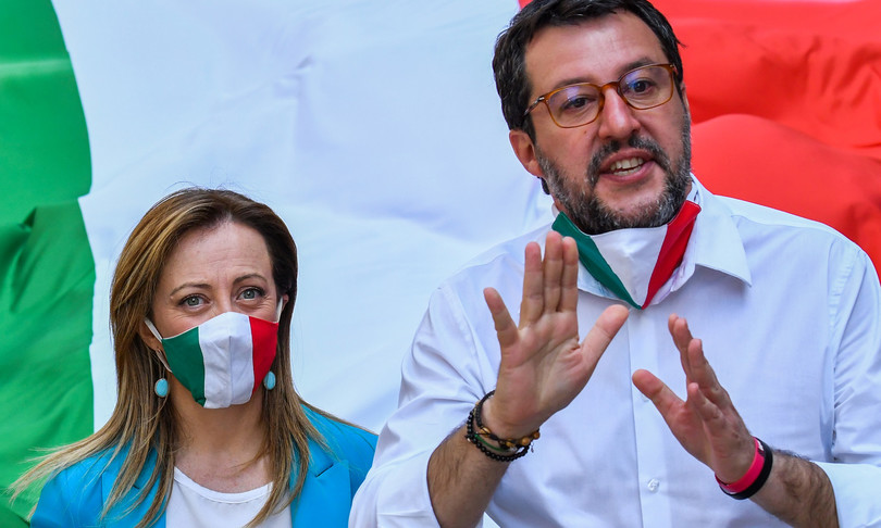 salvini meloni contro dpcm reazioni social