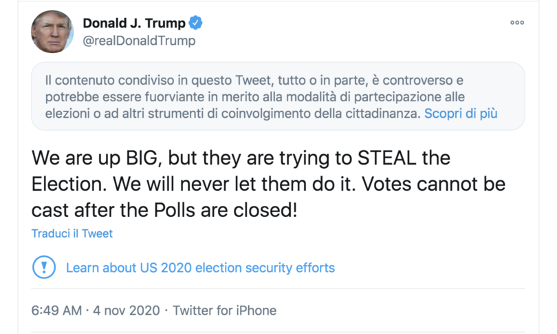 twitter facebook trump post