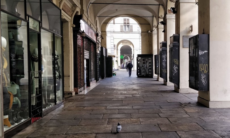 Covid lockdown Torino