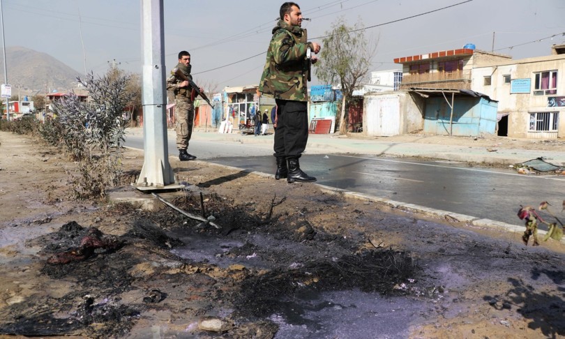 razzi su kabul afghanistan pompeo