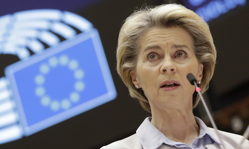 Covid von der Leyen vaccini luce tunnel
