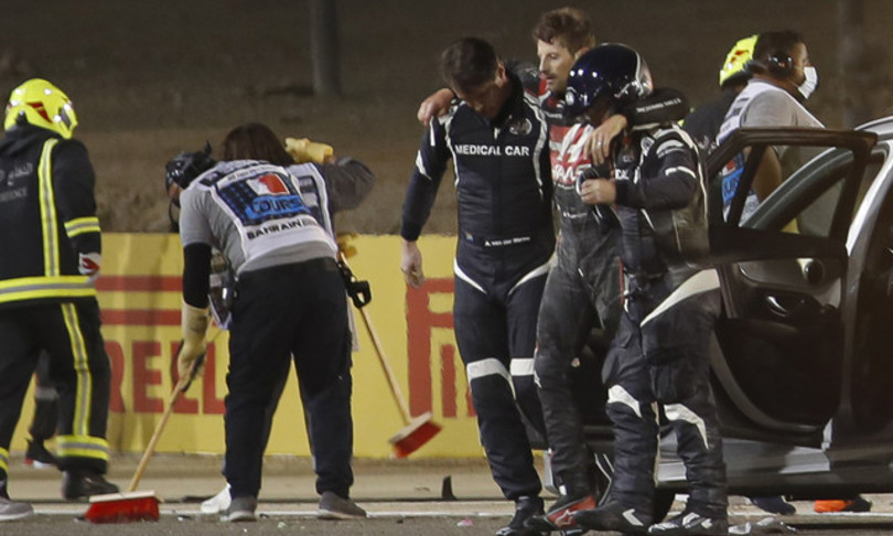 grosjean formula uno racconto incidente