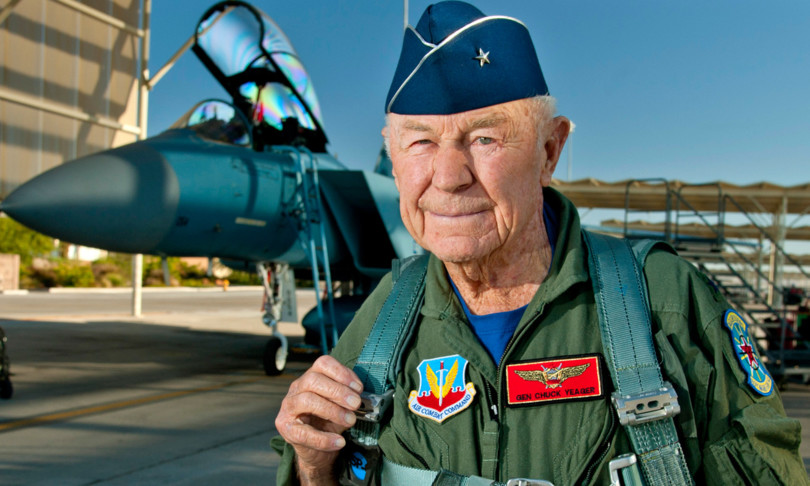 morto chuck yeager pilota barriera del suono