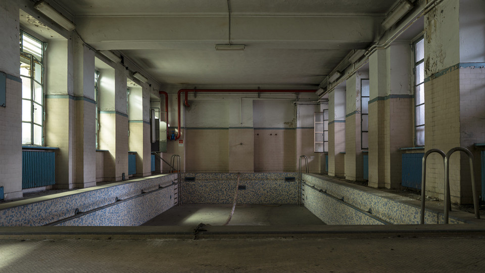 La piscina dove nuotava Mussolini quando andava a Torino &nbsp;