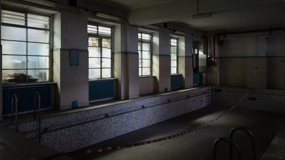 La piscina dove nuotava Mussolini quando andava a Torino &nbsp;