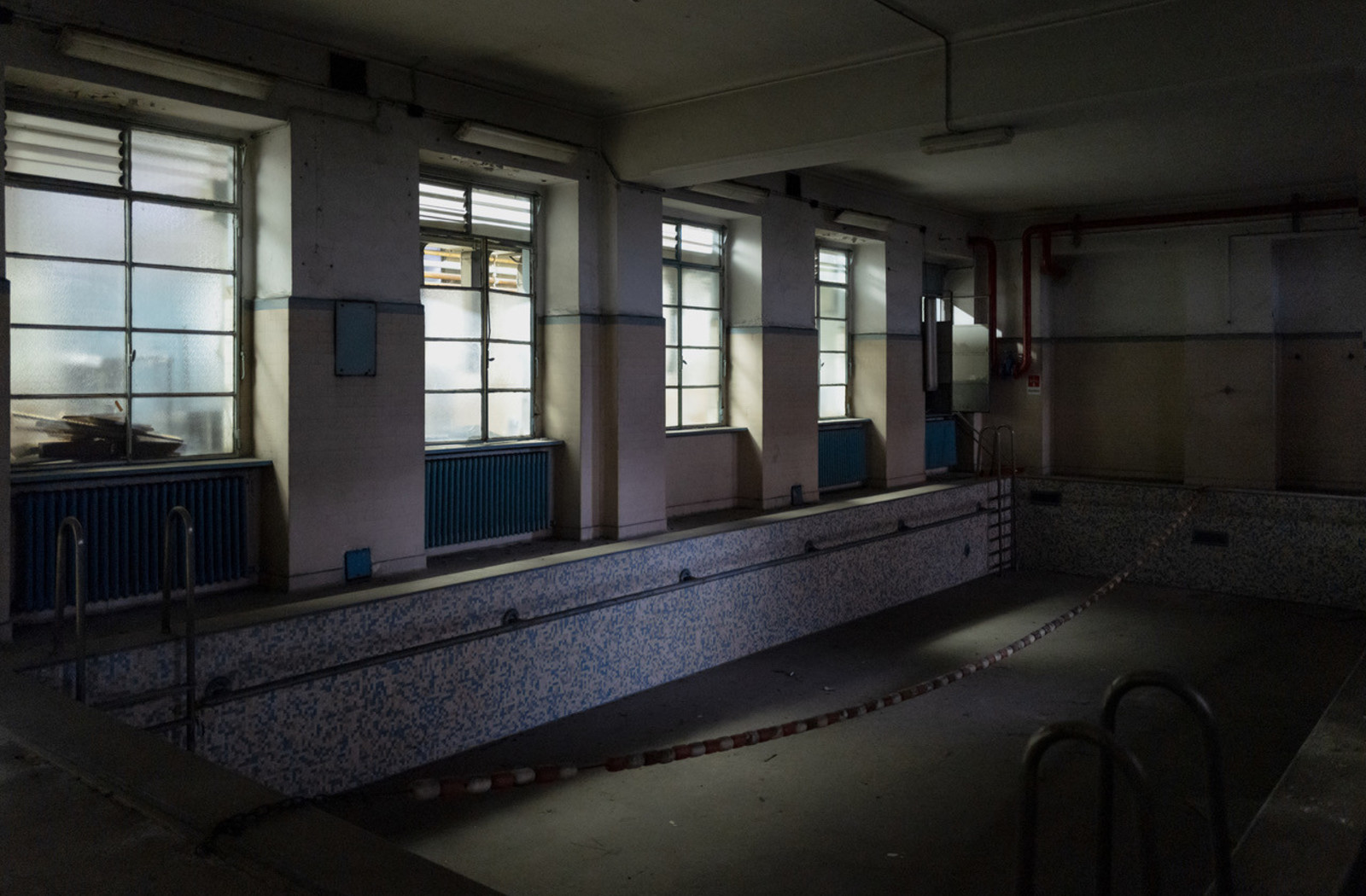 La piscina dove nuotava Mussolini quando andava a Torino &nbsp;