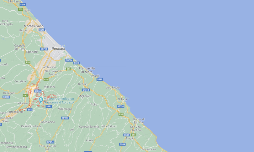 Terremoto scossa mar adriatico nel chietino