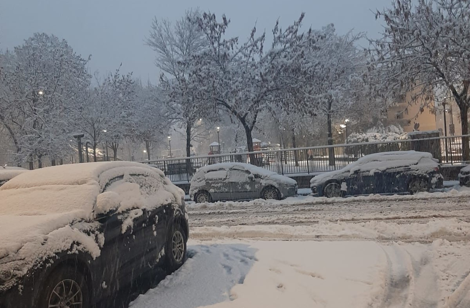 Maltempo, Milano sotto la neve