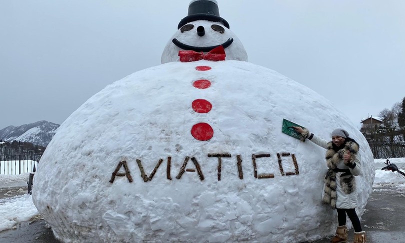 valseriana pupazzo neve