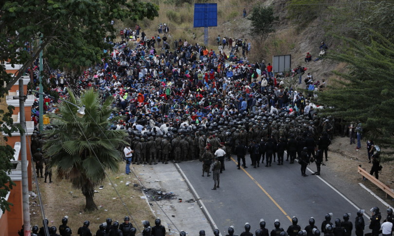 guatemala migranti honduras bloccati usa