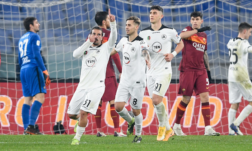 Coppa Italia: incubo Roma, passa lo Spezia 4-2