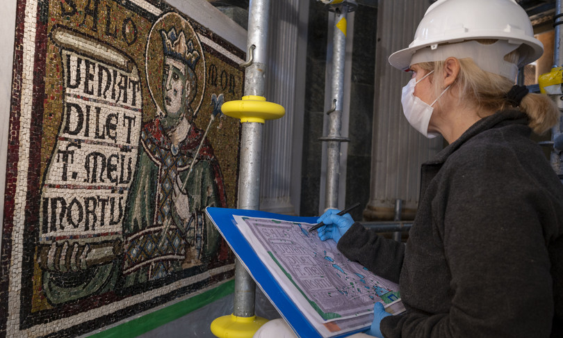 firenze tornano a risplendere mosaici trecenteschi battistero