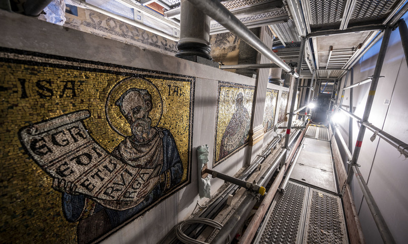 firenze tornano a risplendere mosaici trecenteschi battistero
