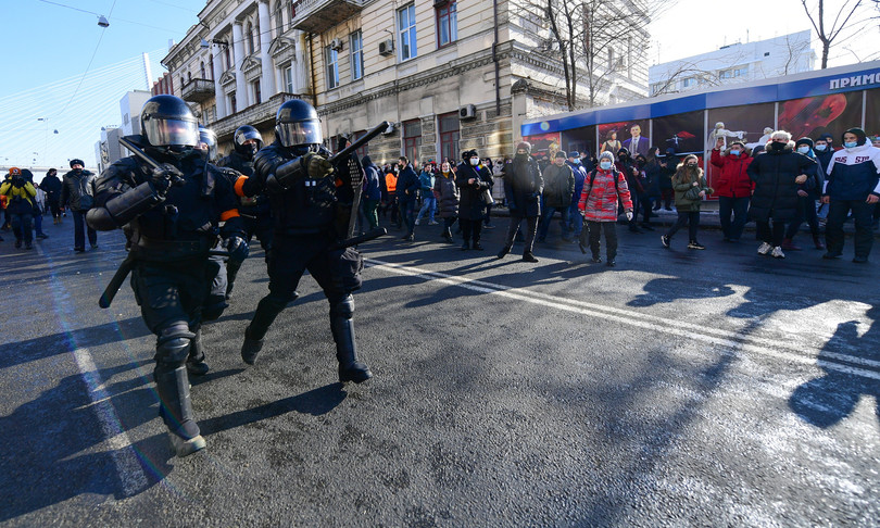 arresti manifestazioni russia liberazione navalny