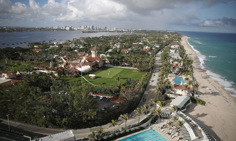 una notte casa trump palm beach mar a lago