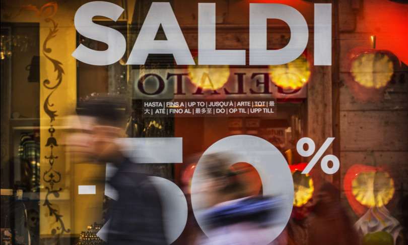 crollo vendite dei saldi