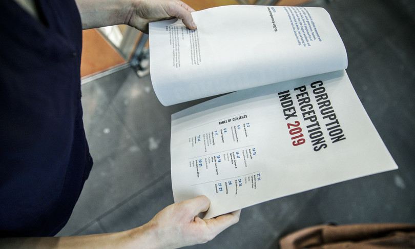 Corruzione Transparency trend Italia