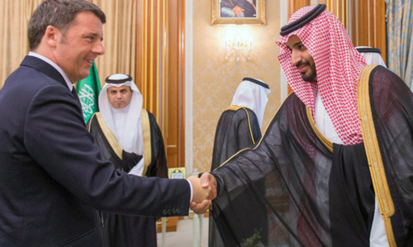 renzi viaggio arabia saudita principe bin salman
