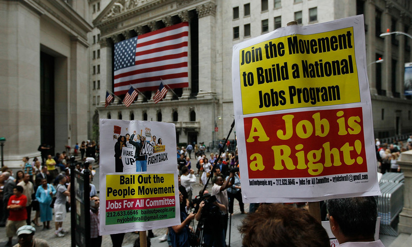usa crisi lavoro ufficio bilancio congresso