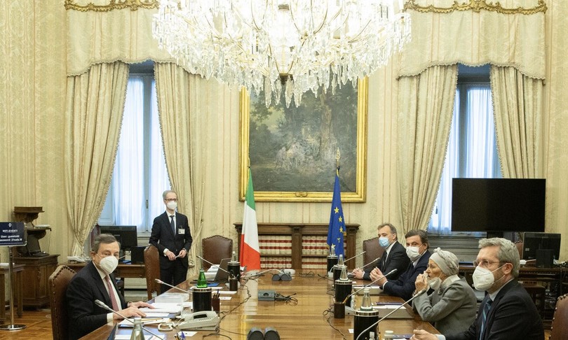 Governo draghi priorità sanità ambiente lavoro