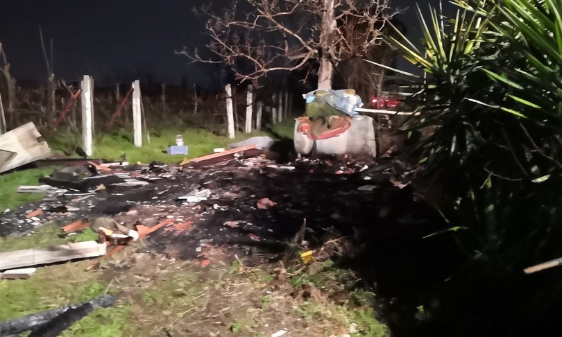 Incendio baraccopoli casertano morto bracciante