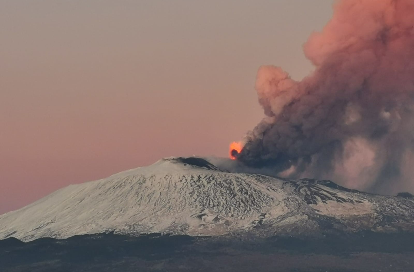 L'eruzione dell'Etna