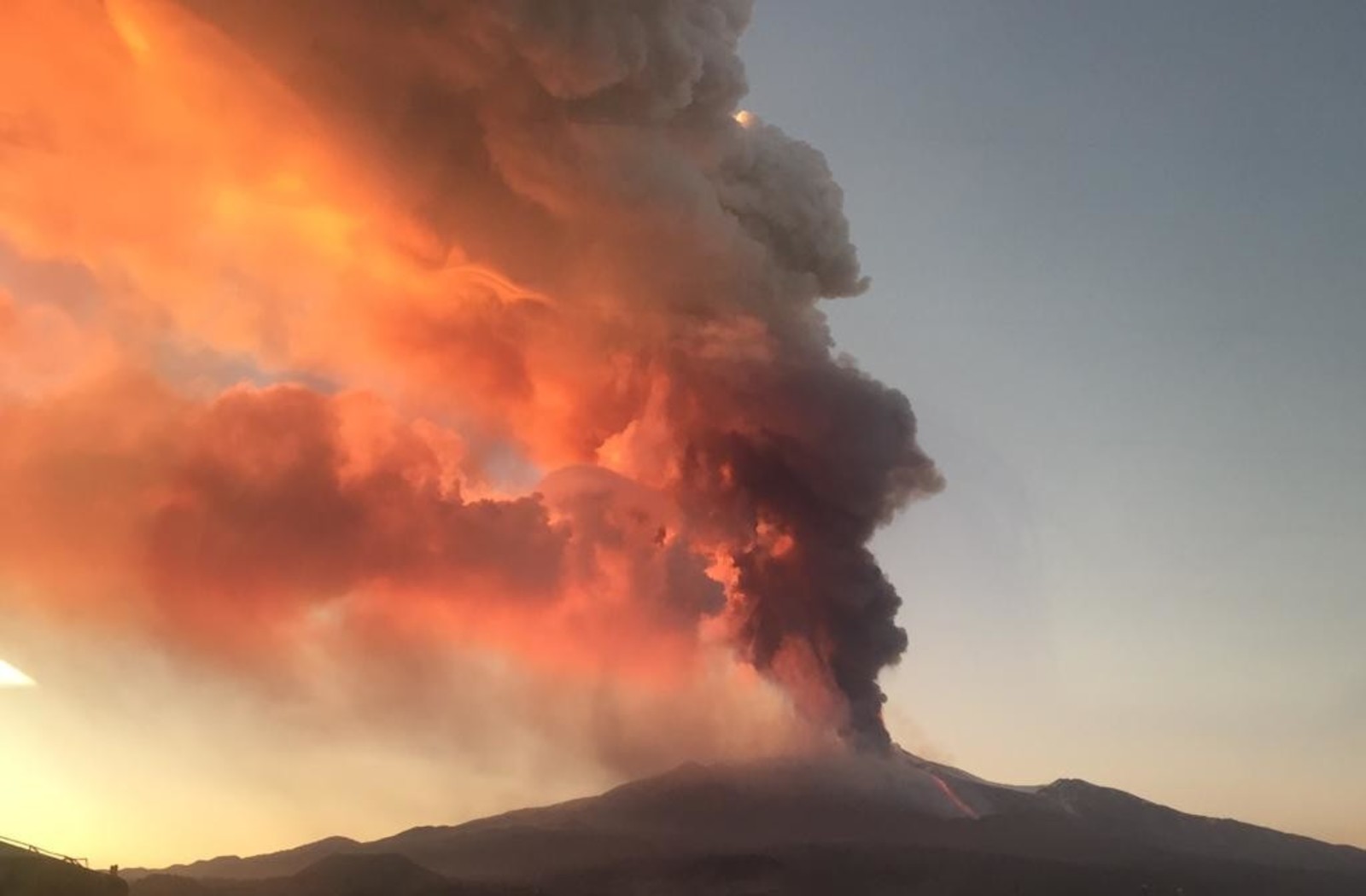 L'eruzione dell'Etna