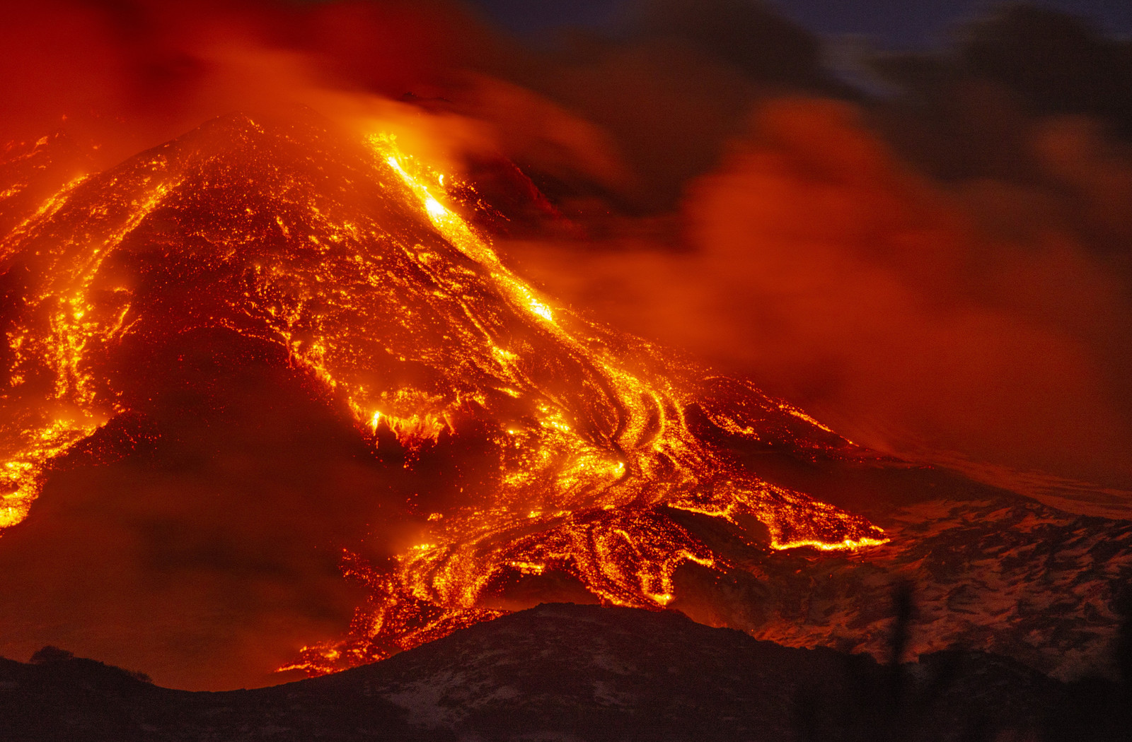 L'eruzione dell'Etna