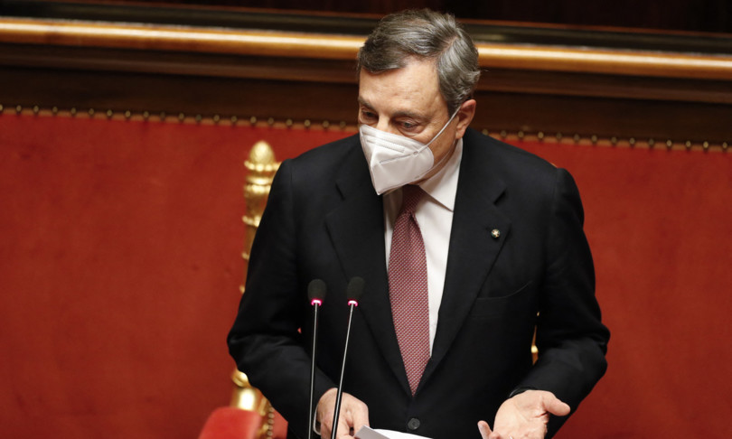 draghi replica senato parlamento sara informato