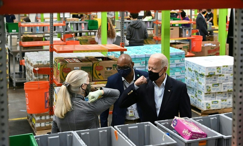Biden Houston Go Texan Day rodeo vaccini