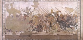 Il restauro del mosaico della battaglia di Isso permetterà di scoprire qualcosa di Pompei