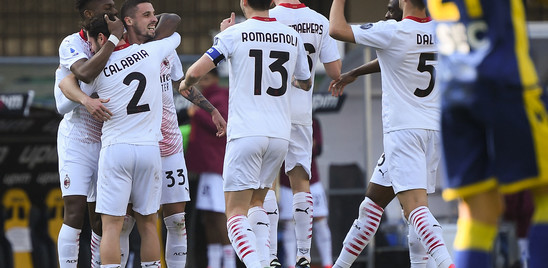 Il Milan vince a Verona e riprende la caccia all'Inter