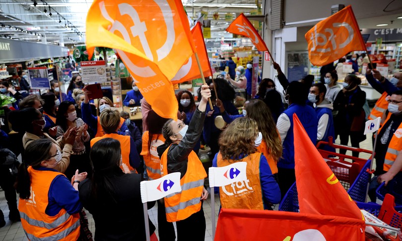 Carrefour Francia sciopero